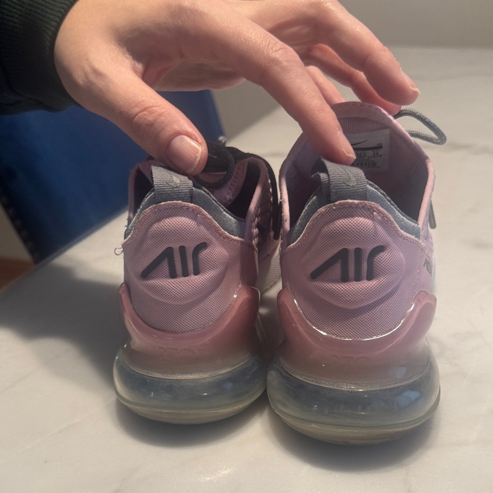 Nike Kids Sneakers in Lavender and Gray - Picture 6 of 7